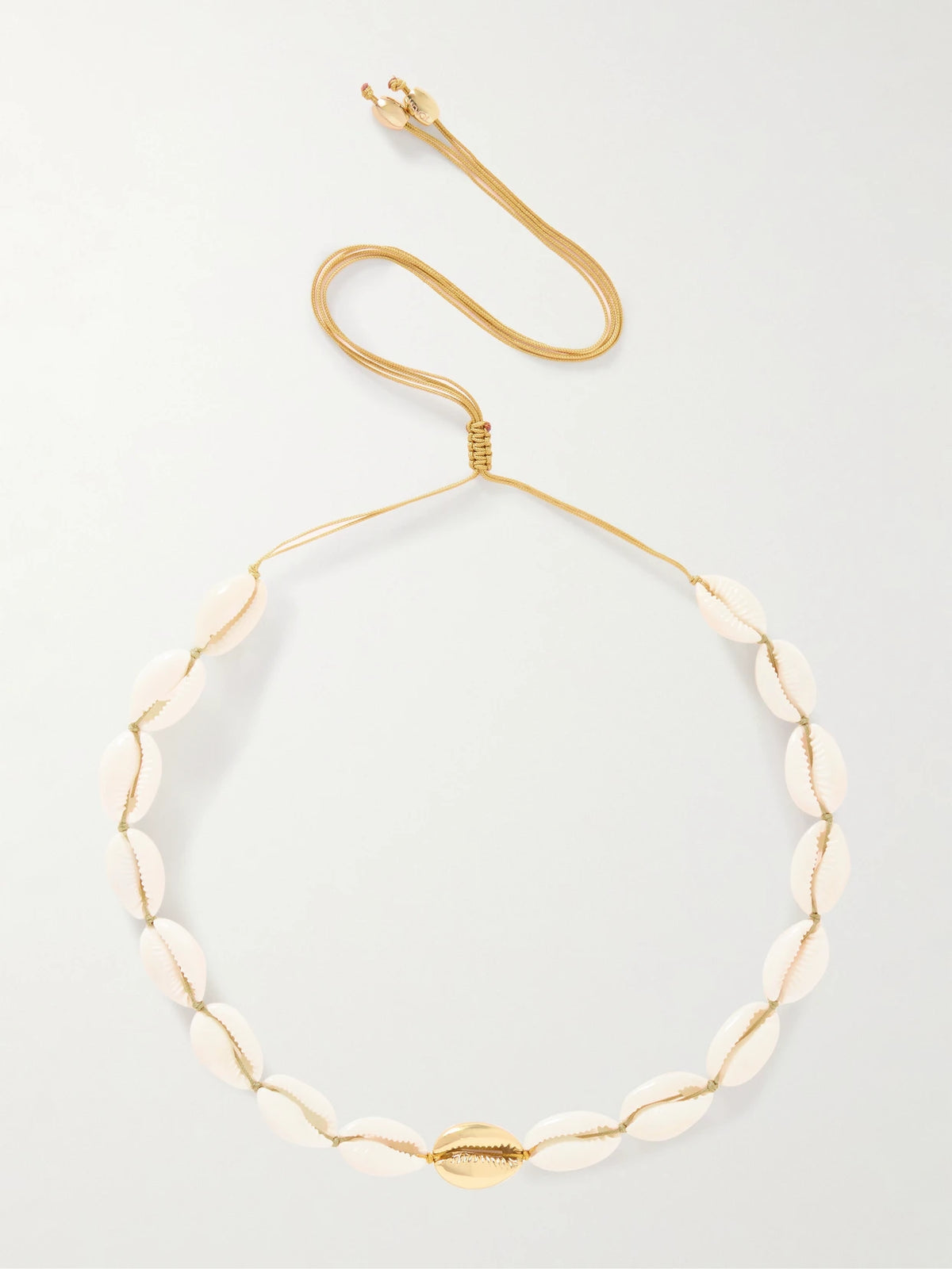 Concha Puka Gold-plated Shell Necklace