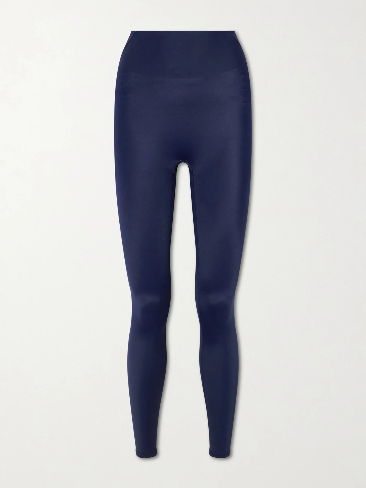 Image of Sleepwear & Loungewear. Product name - Nikeskims Shine Leggings in Navy colour by brand - SKIMS