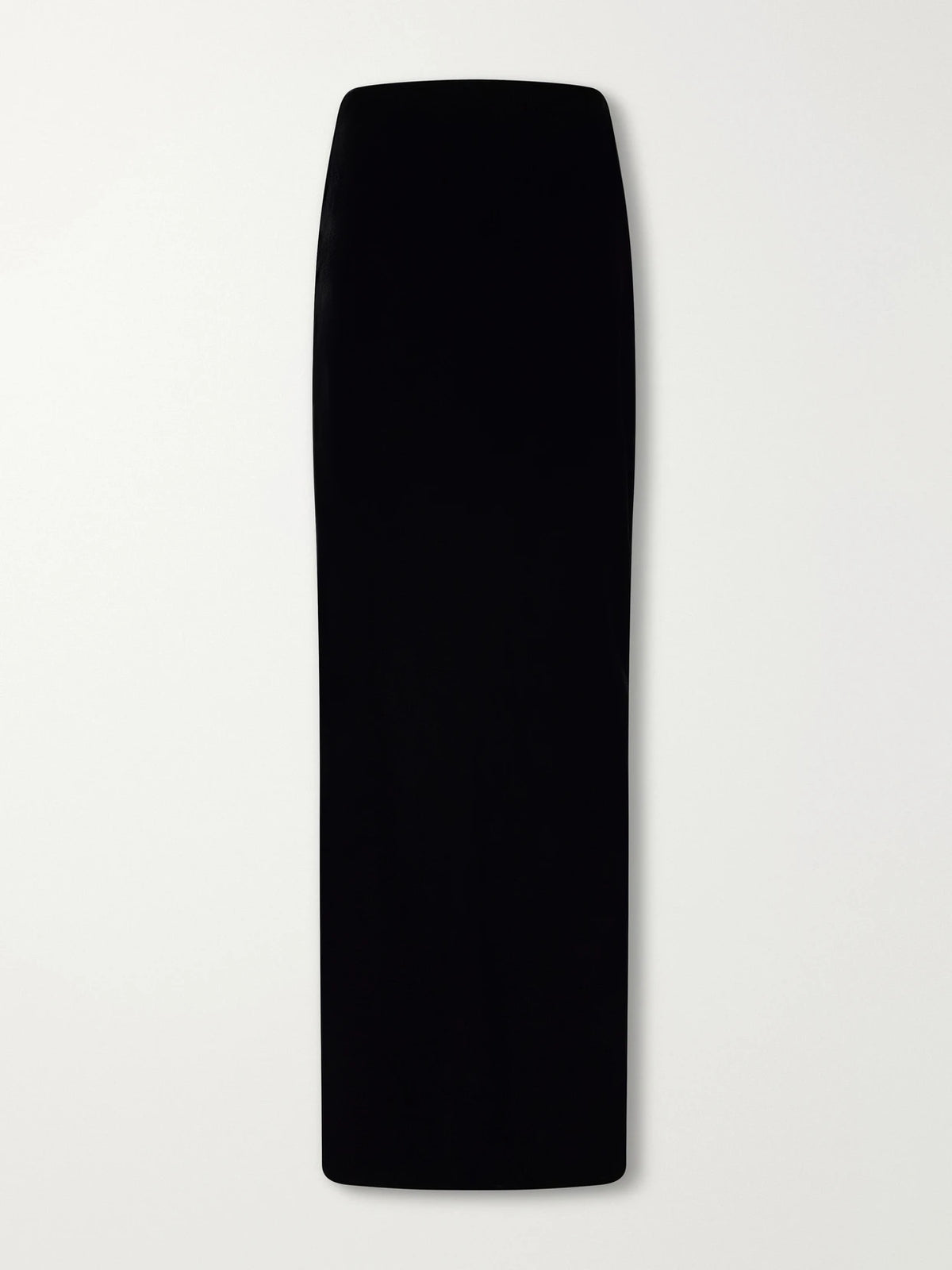 Valentino Garavani Sable Draped Velvet Maxi Skirt