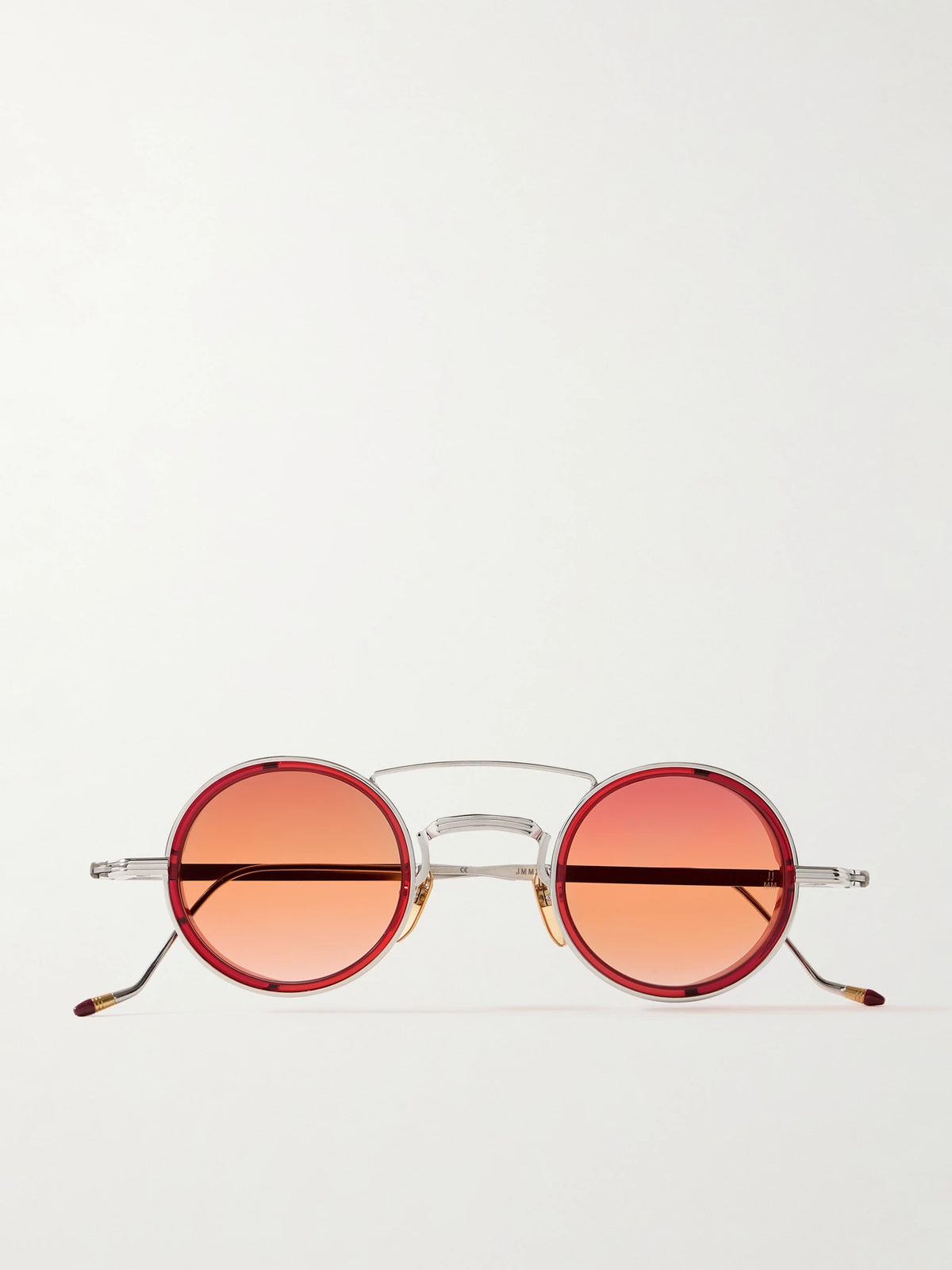 Ringo 2 Round-frame Silver-tone Sunglasses