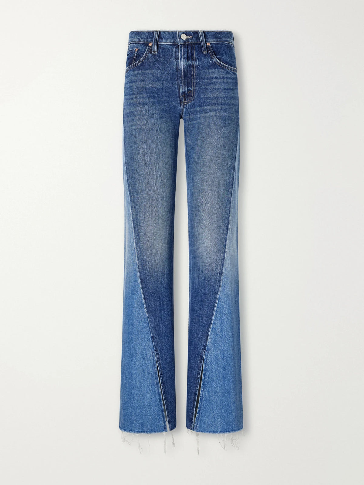 Mother Bookie Slit Twist Heel Mid-rise Bootcut Jeans