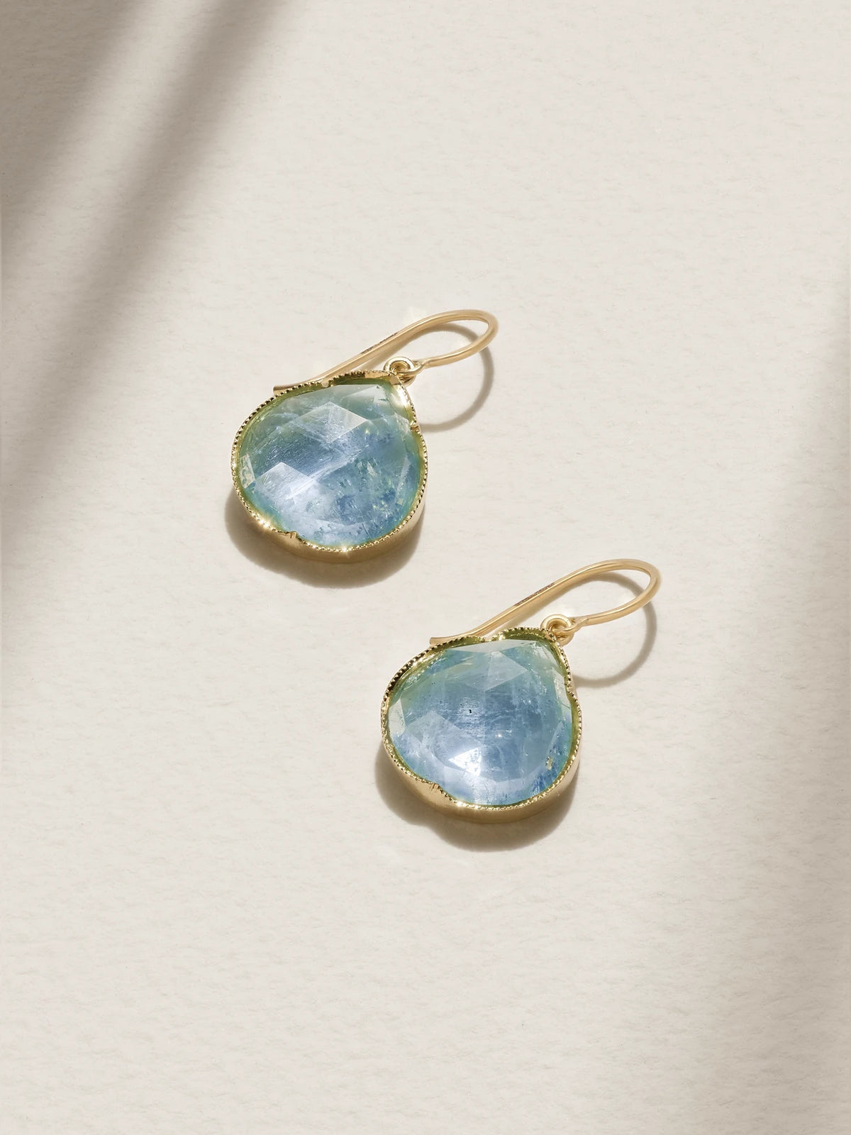 18-karat Gold Aquamarine Earrings