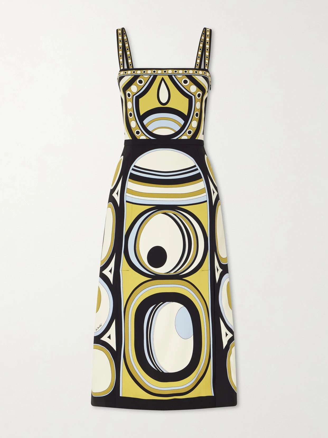 Buy Me A Martini Printed Crepe Midi Dress