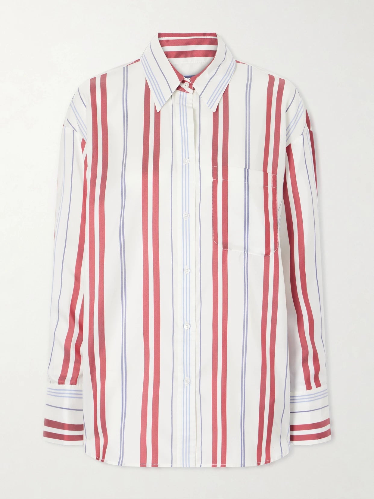Big Joe Striped Silk Shirt