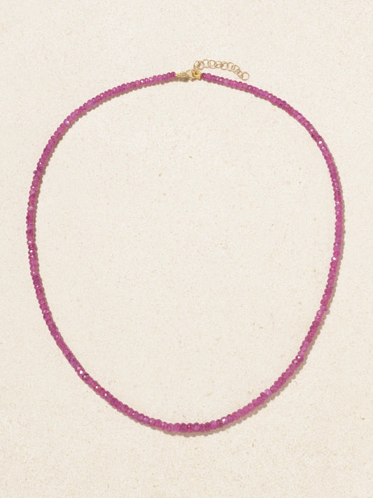 JIA JIA Gold Sapphire Necklace