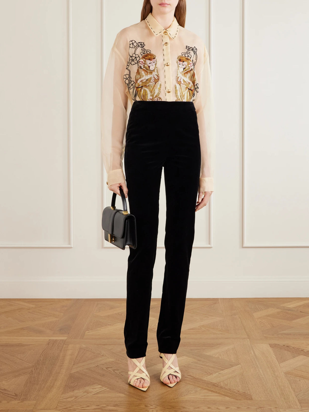 KHAITE Blake Leather Top-handle Bag