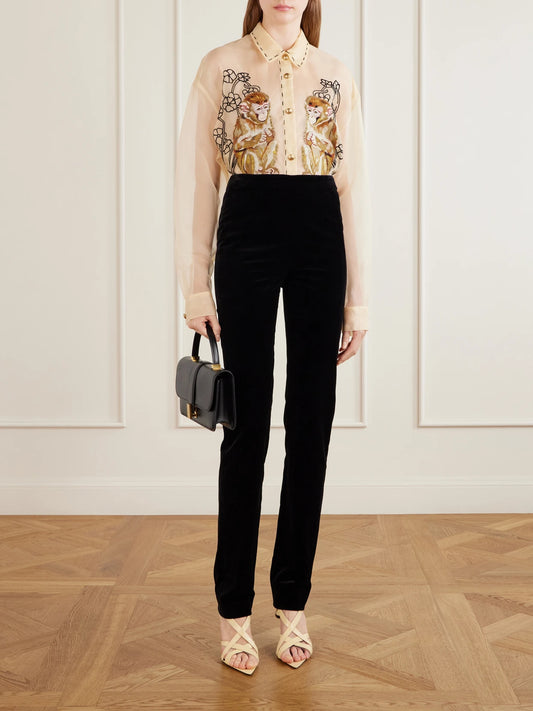 KHAITE Blake Leather Top-handle Bag