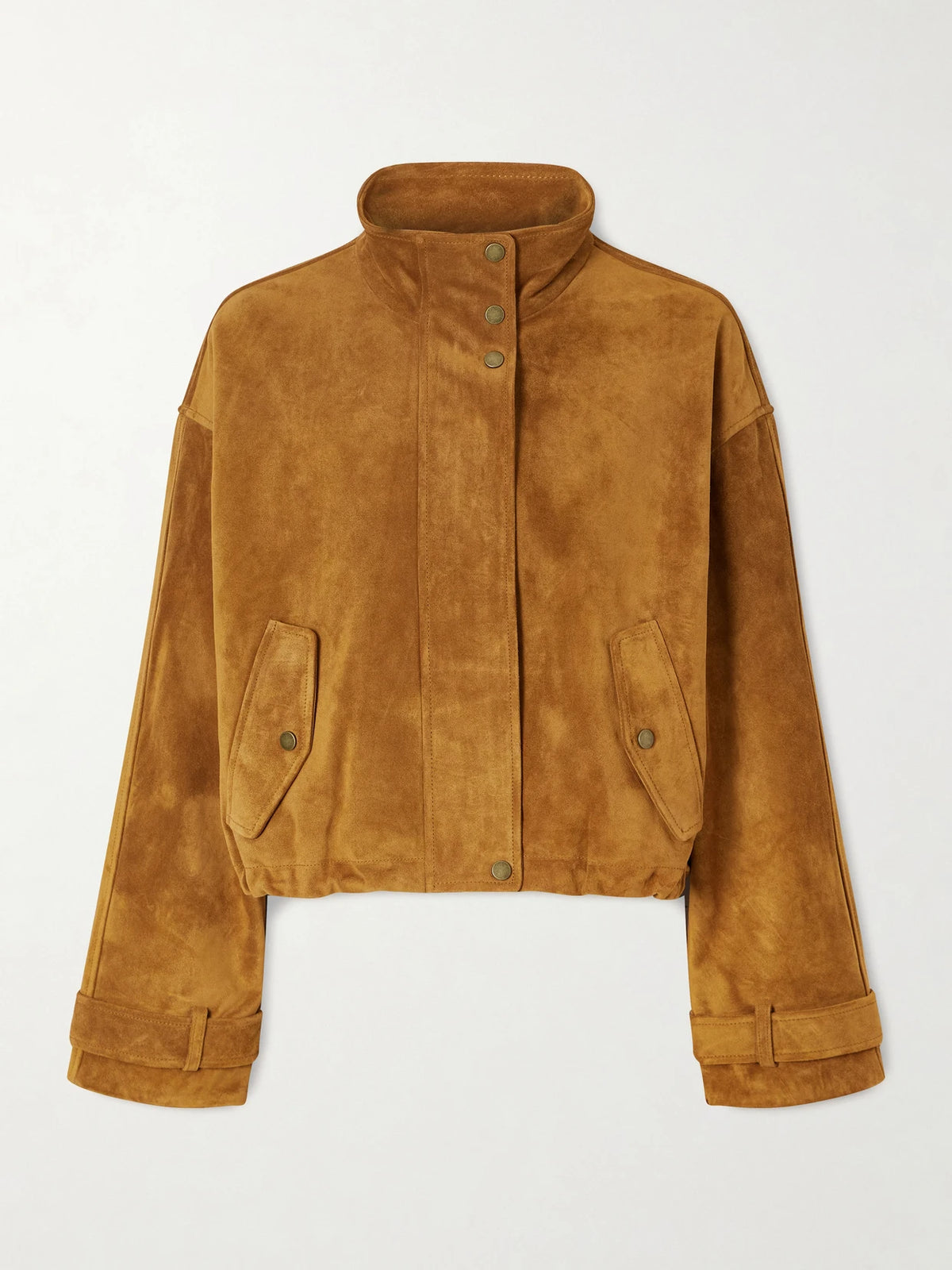 Veronica Beard Bateman Cropped Suede Jacket