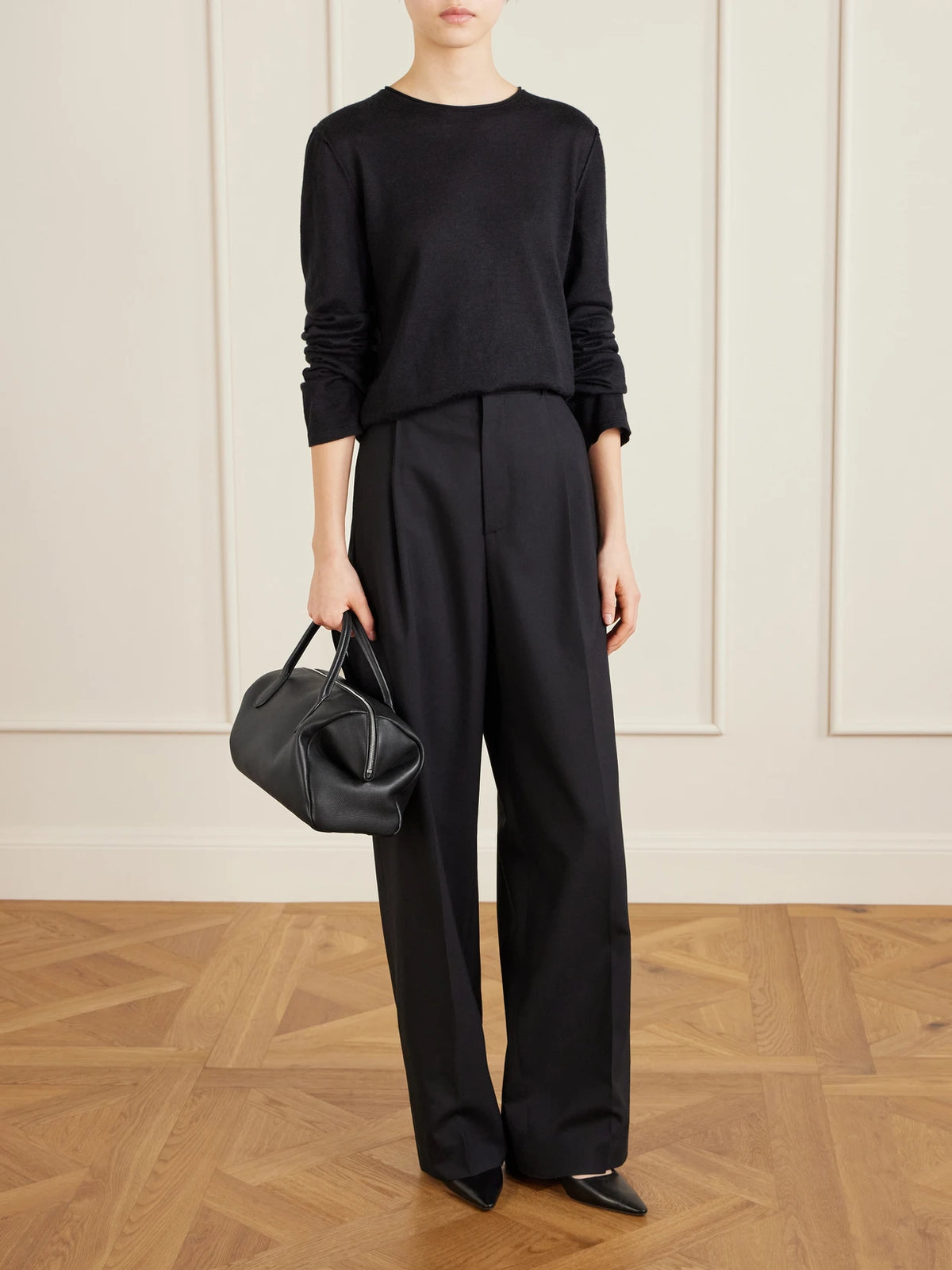 Faye Textured-leather Tote