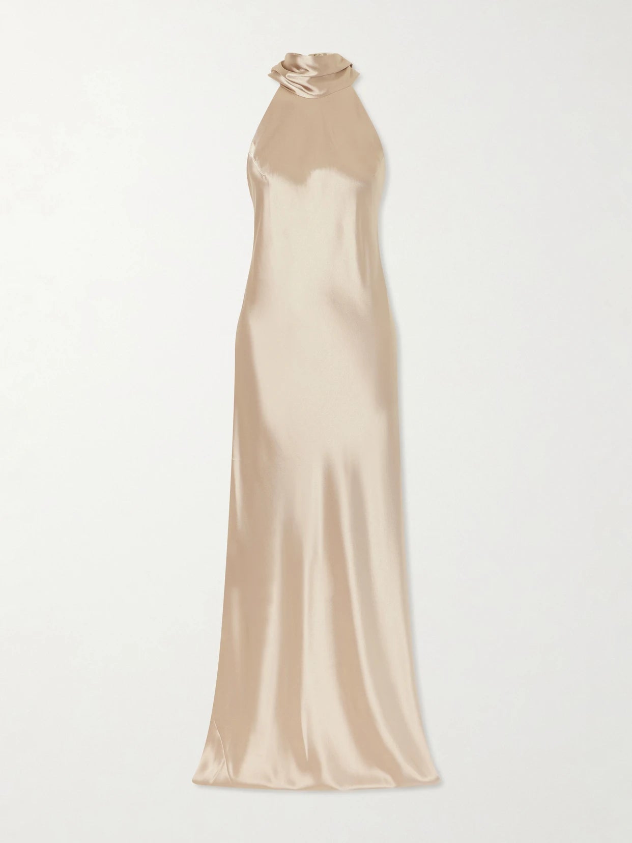 Sienna Satin Halterneck Gown