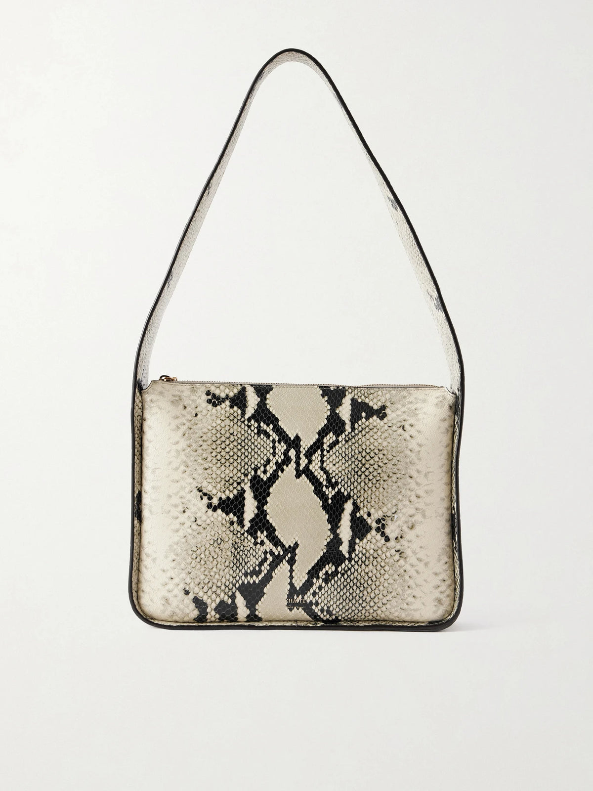 Lori Snake-effect Leather Shoulder Bag
