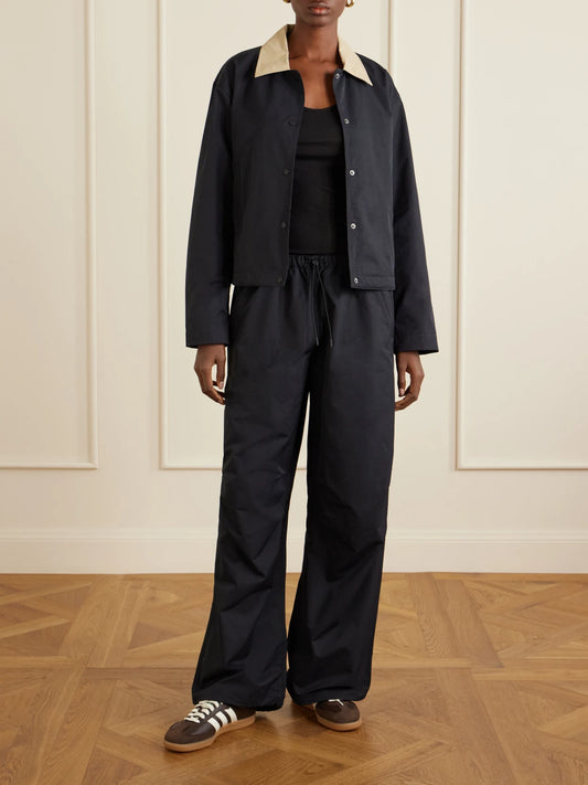Image of Coats & Jackets. Product name - Recycled Shell Jacket in Black colour by brand - ON