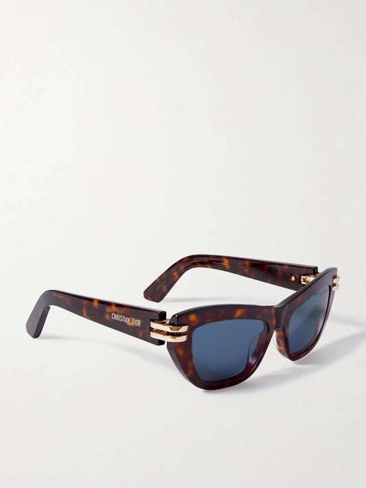 Cdior B2u Cat-eye Tortoiseshell Acetate Sunglasses