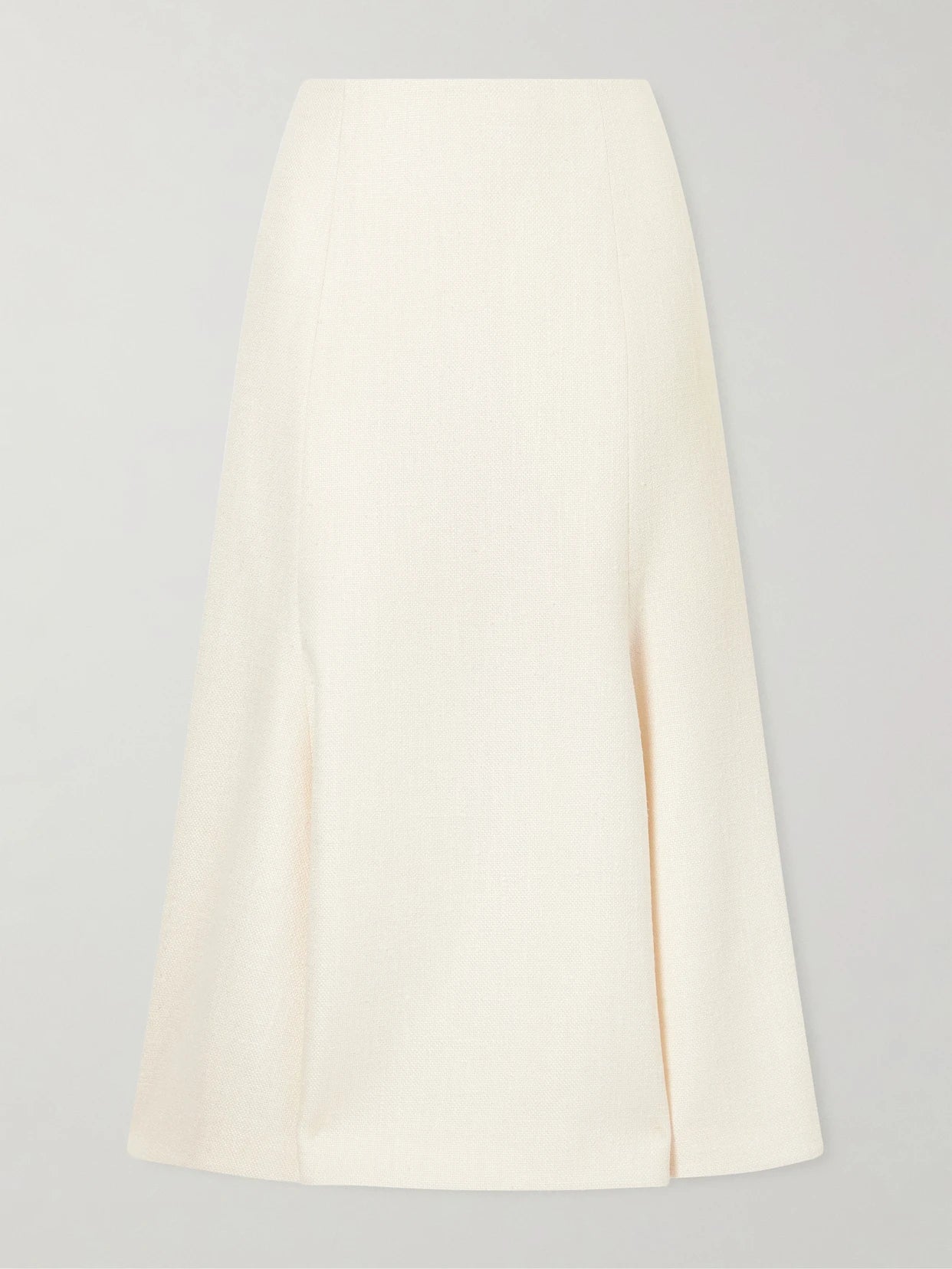 Patterson Frayed Wool And Cashmere-blend Midi Skirt