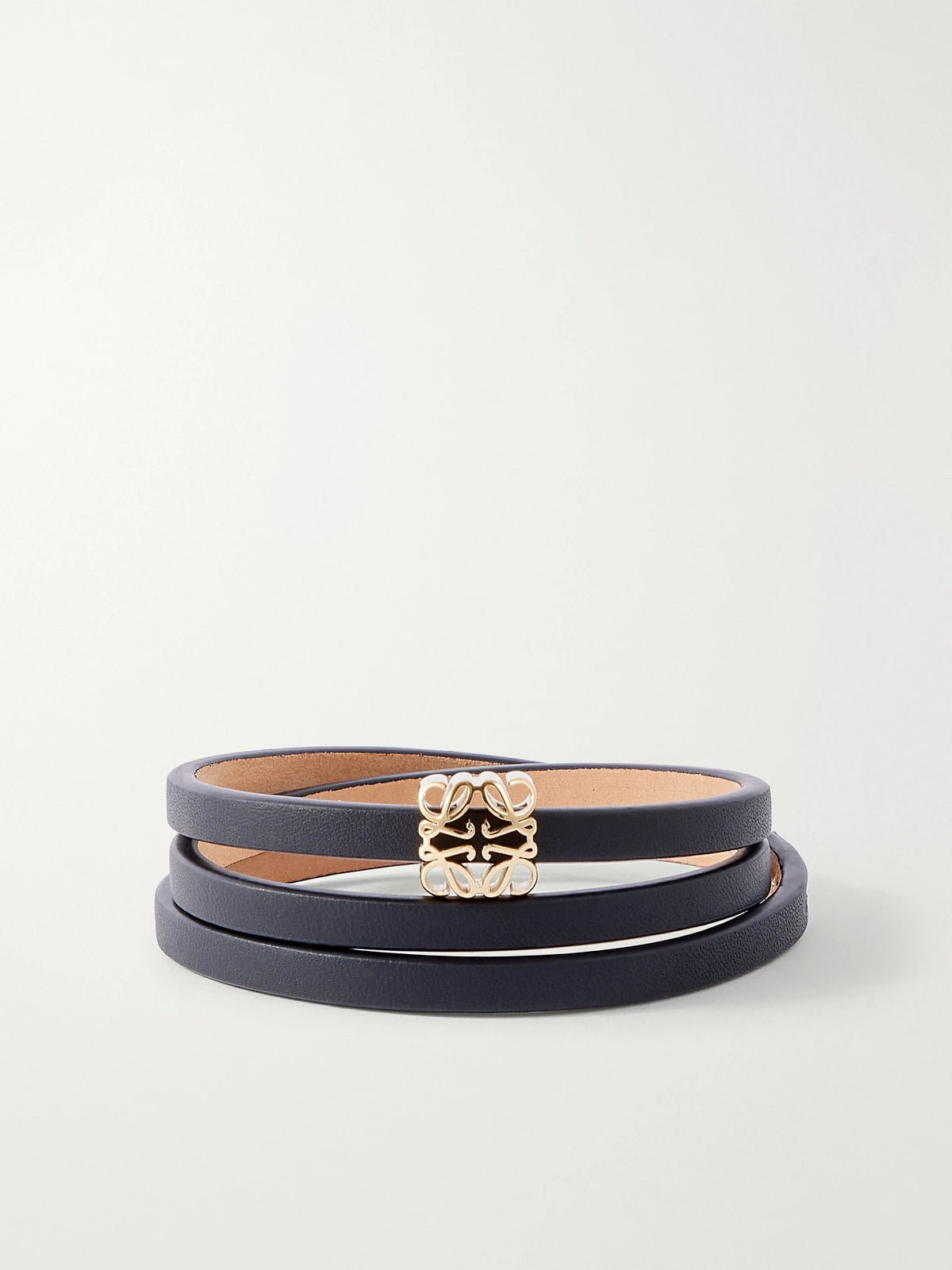 LOEWE + Paula's Ibiza Logo-embellished Leather Bracelet