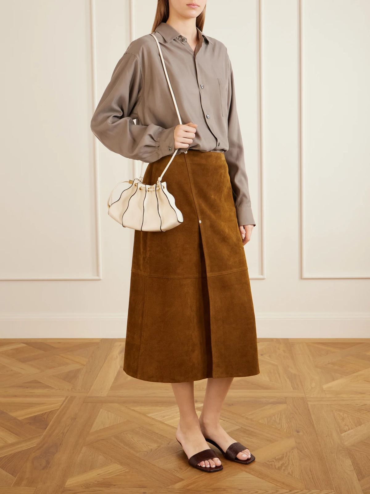 Ulla Johnson Adria Small Leather Shoulder Bag