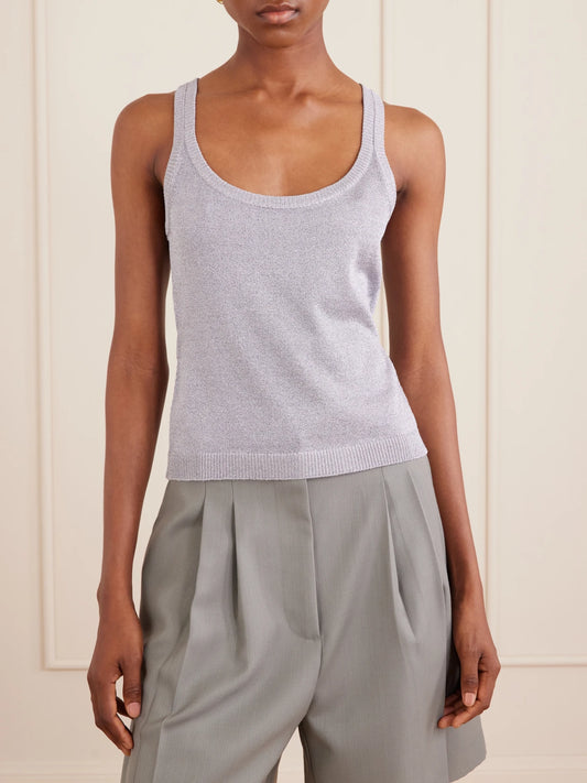 Metallic Knitted Tank
