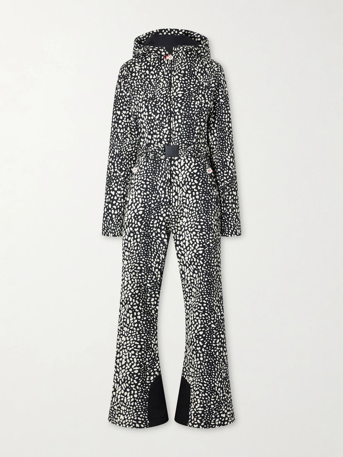 Perfect Moment Tignes Hooded Belted Printed Shell Ski Suit