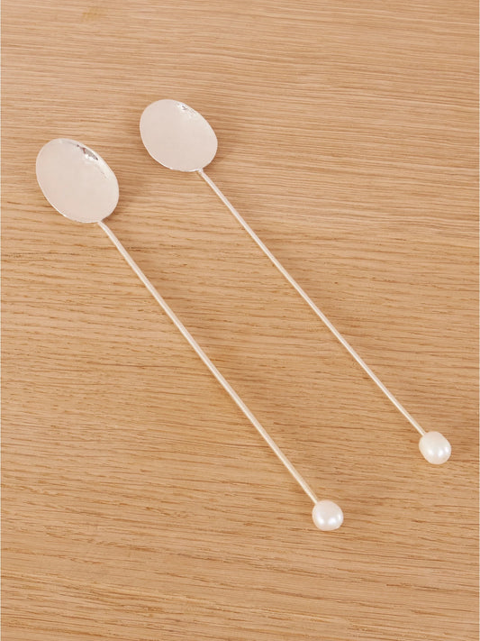 Gohar World Set Of Two Silver-plated Cocktail Spoon