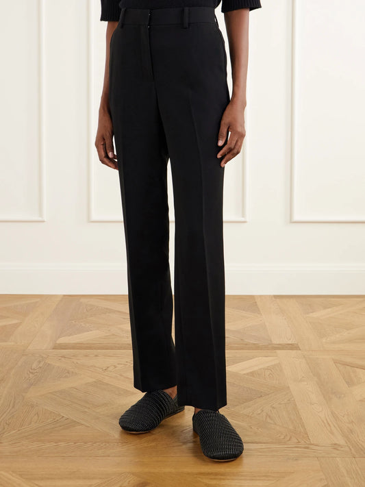 Theory Crepe Straight-leg Pants