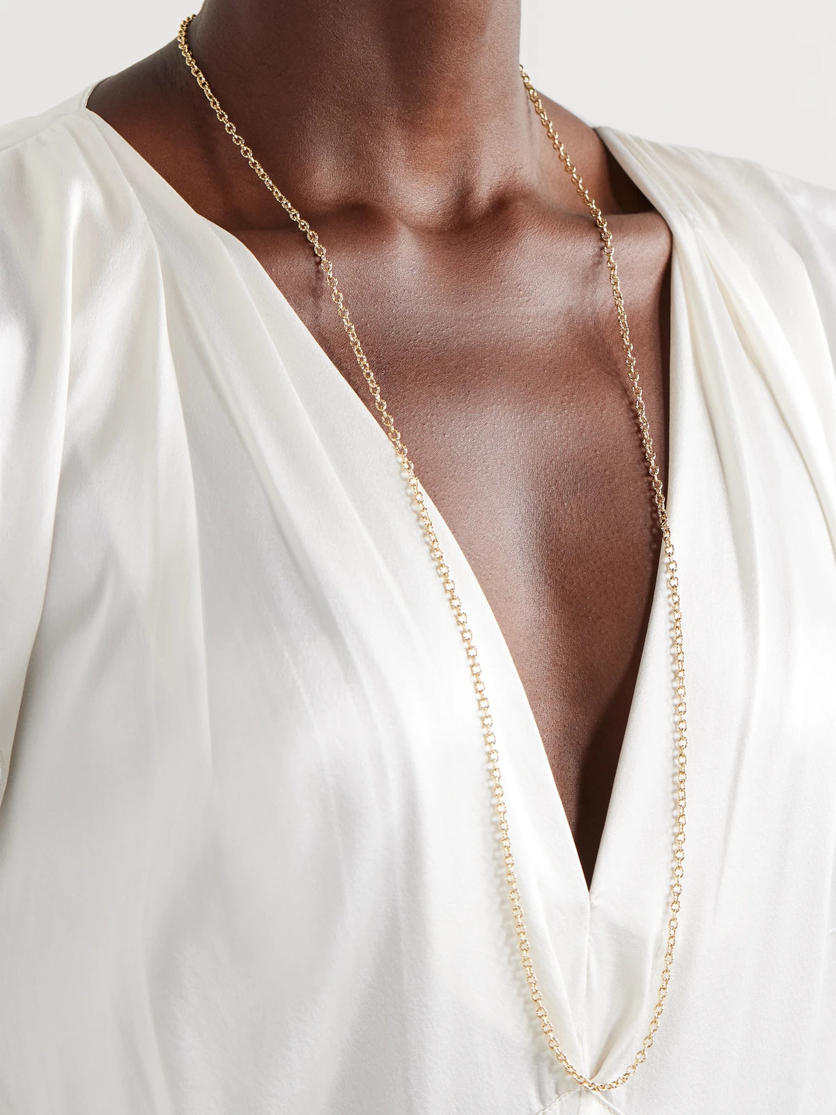 Image of Necklaces. Product name - Rollò 18-karat Gold Necklace in Multi colour by brand - Carolina Bucci