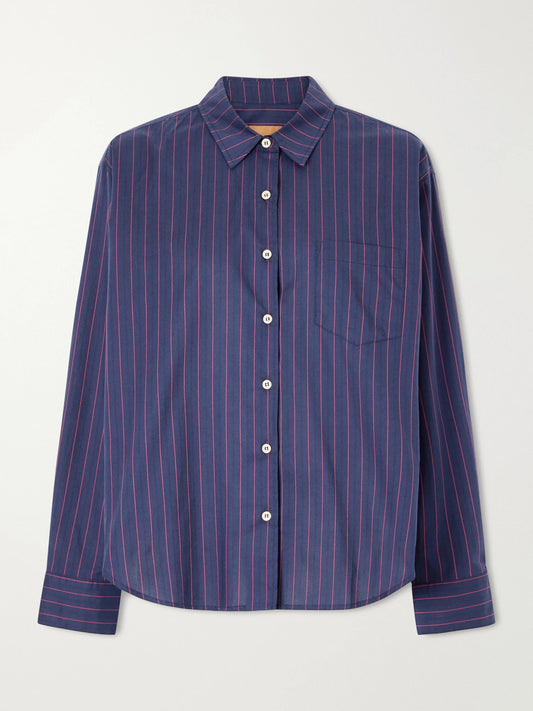 Jamie Haller Weekend Striped Cotton Shirt