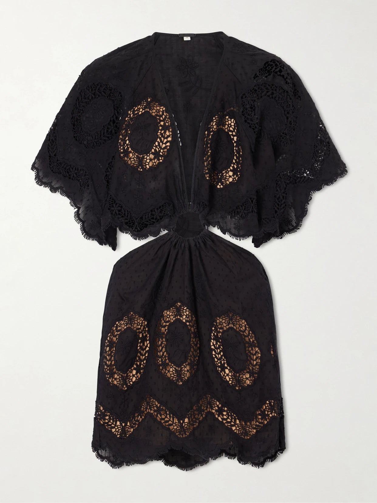 Paradise Broderie Anglaise Cotton Mini Dress