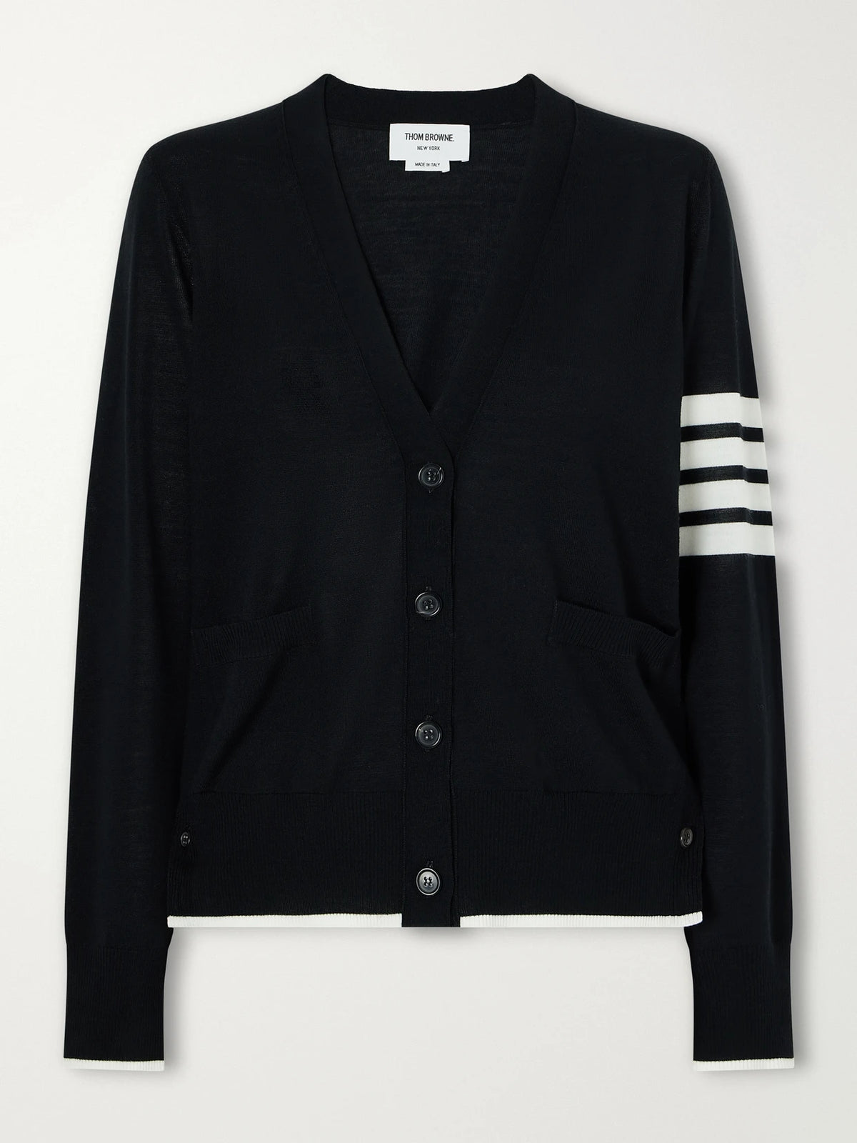 Thom Browne 4-bar Wool Cardigan