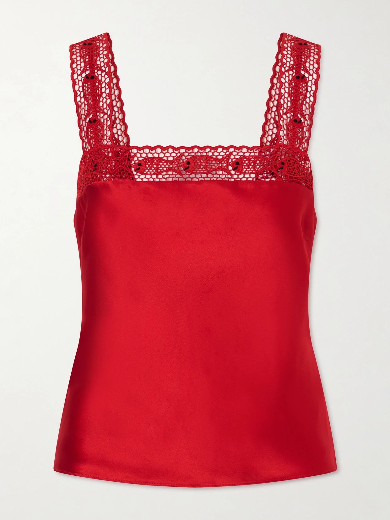 + Da Adolfo Collection Veronica Silk-satin Tank