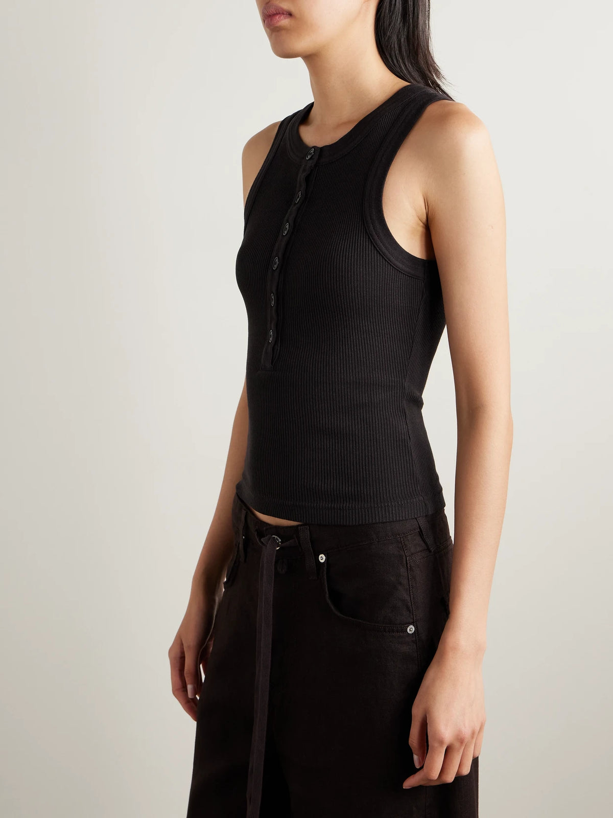 Caralyn Ribbed Jersey Tank