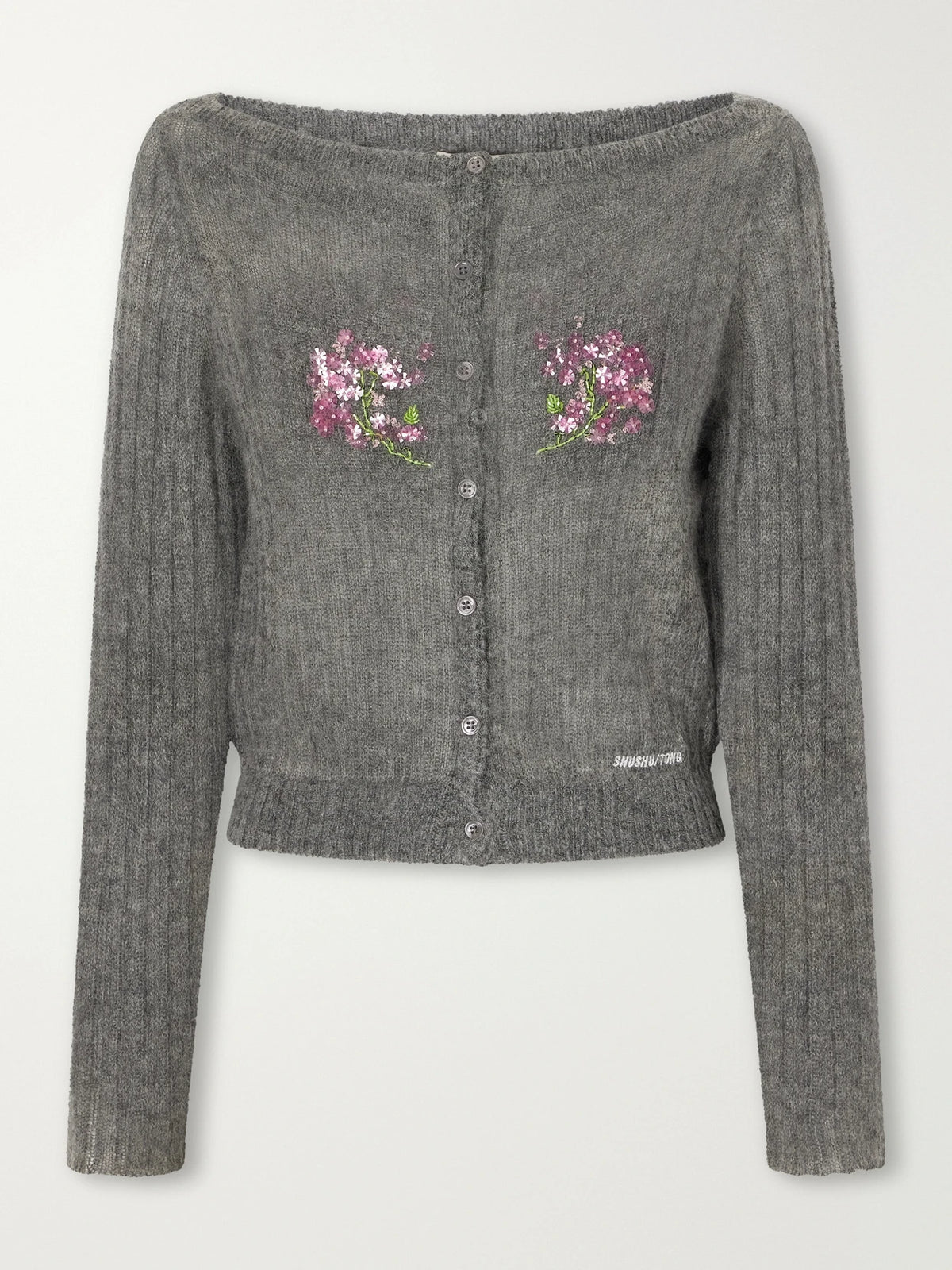 SHUSHU/TONG Embellished Knitted Cardigan