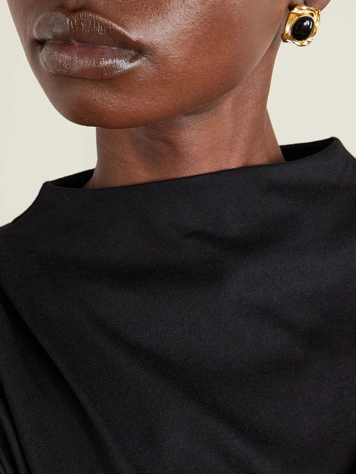 Gold-plated And Resin Earrings
