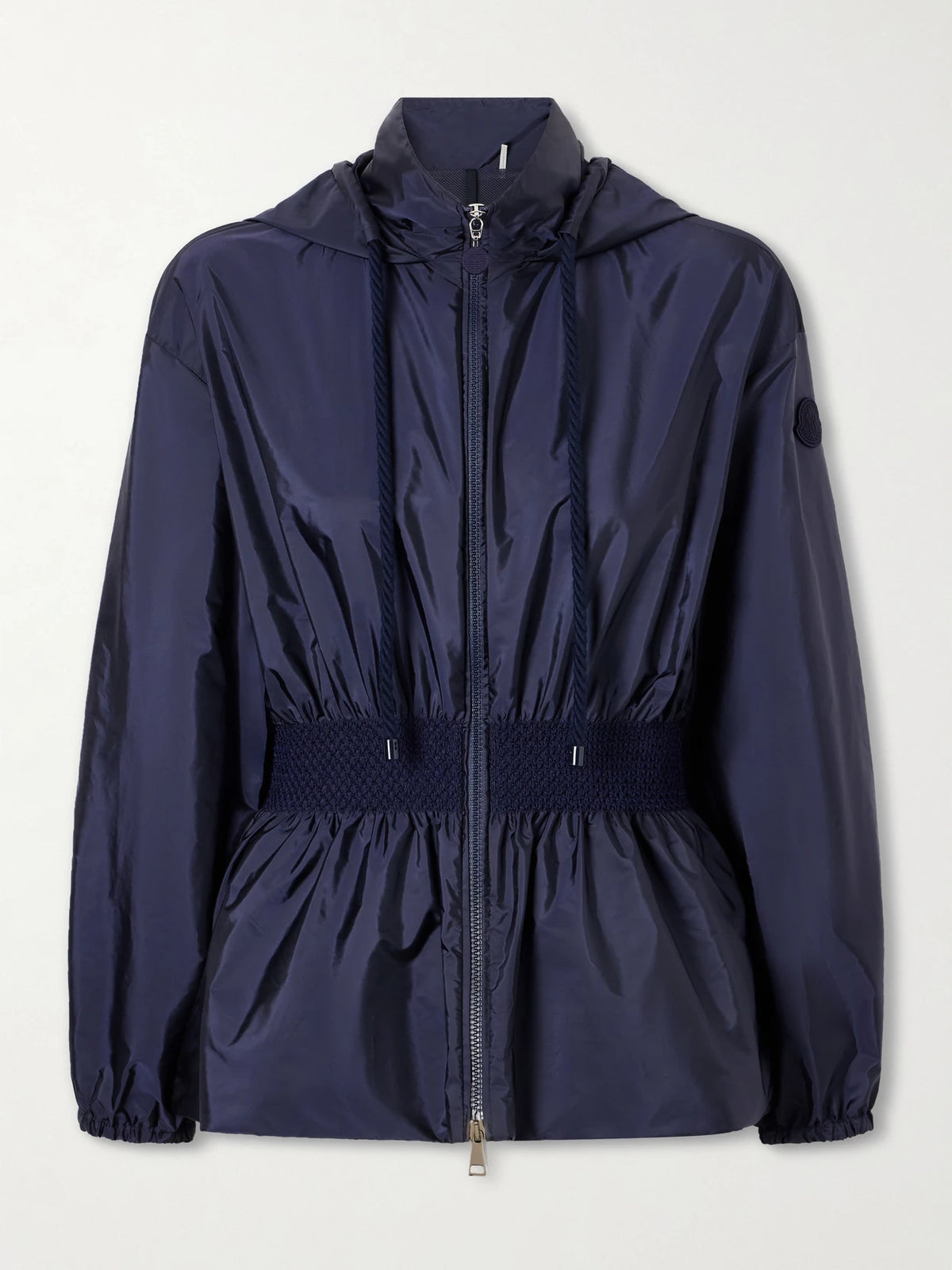 Liriope Hooded Gathered Shell Jacket