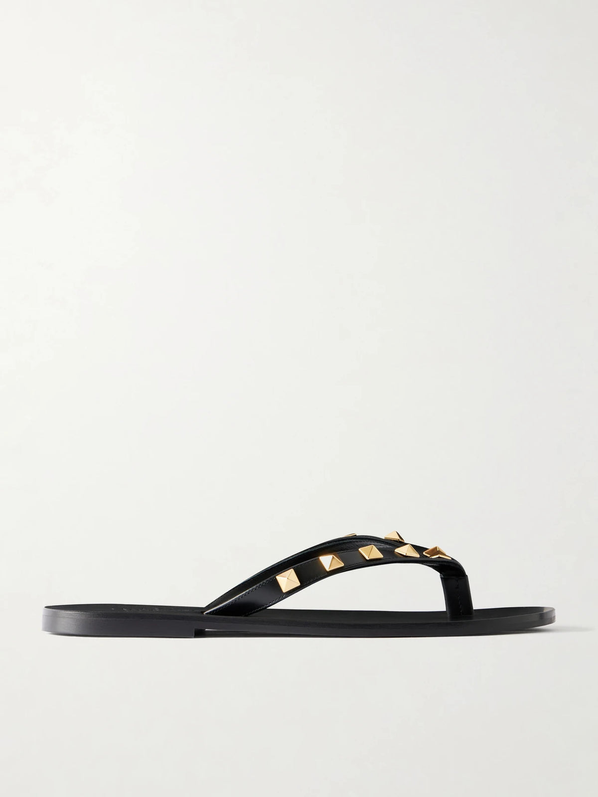Rockstud Leather Thong Sandals