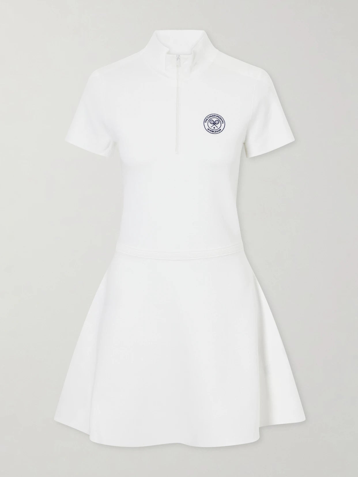 Image of Dresses. Product name - + The Championship Wimbledon Stretch-knit Mini Dress in White colour by brand - Polo Ralph Lauren