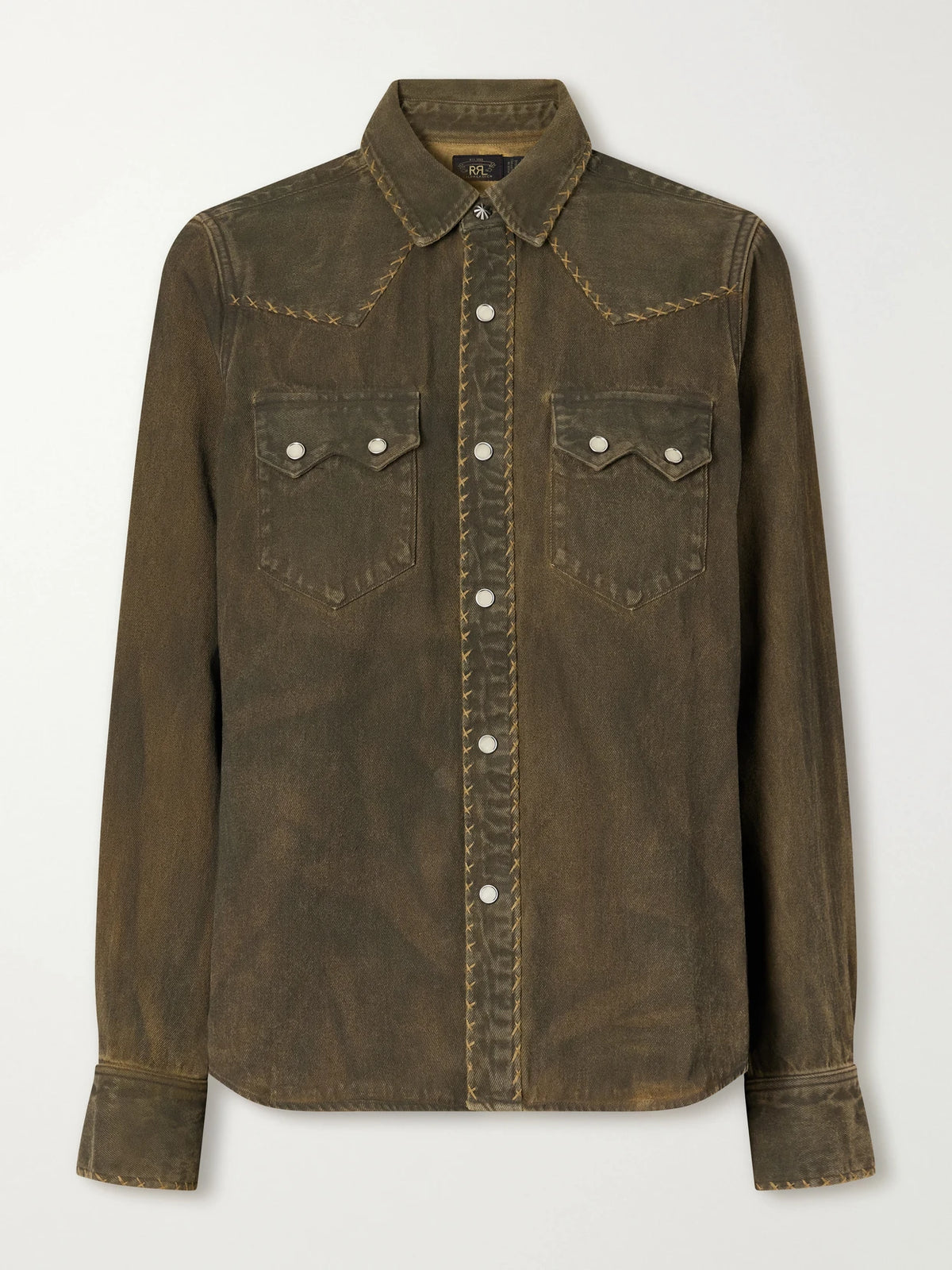 RRL Whipstitched Denim Shirt