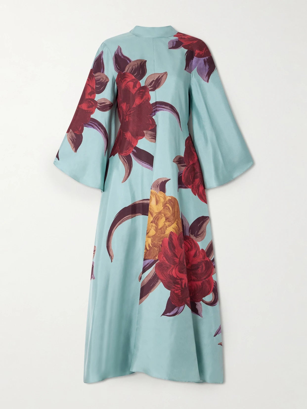 Magnifico Printed Silk Maxi Dress