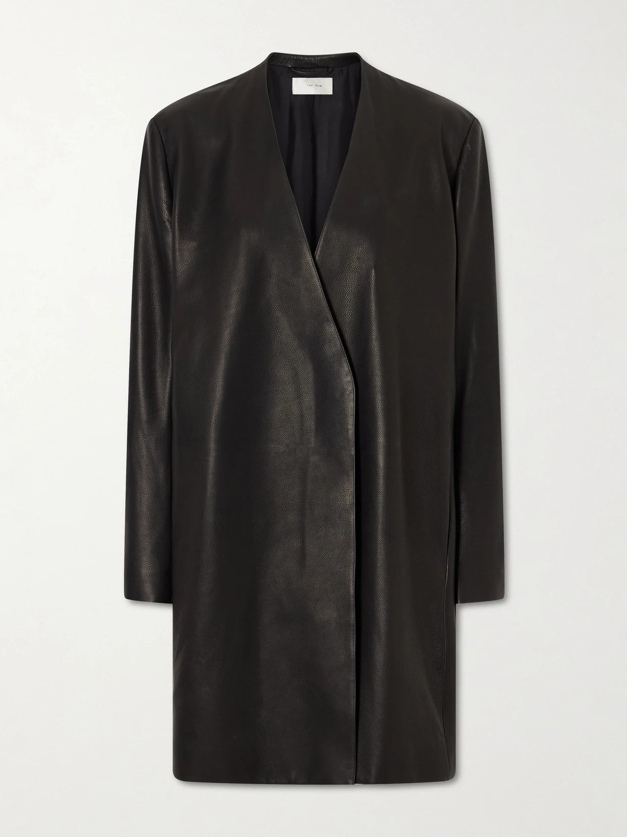 Clarisa Leather Knee-length Coat