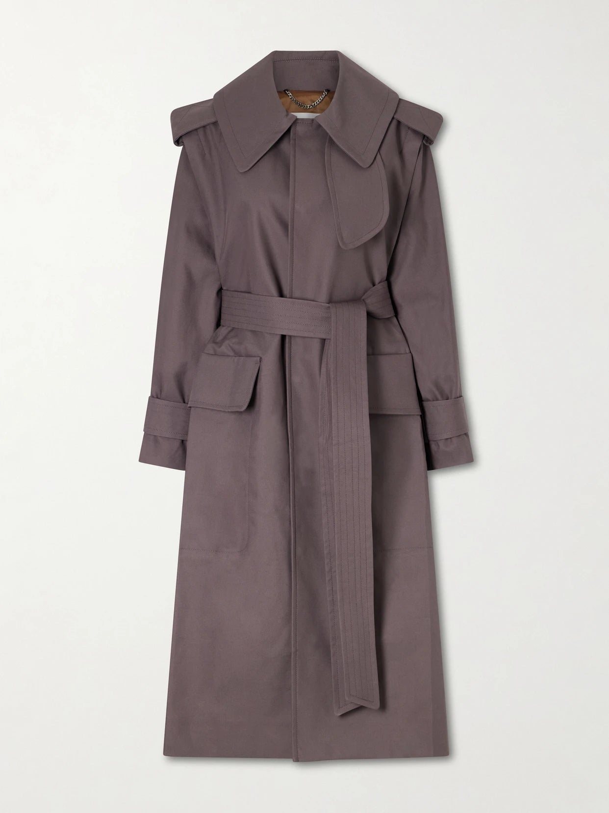 Philippa Belted Cotton Trench Coat