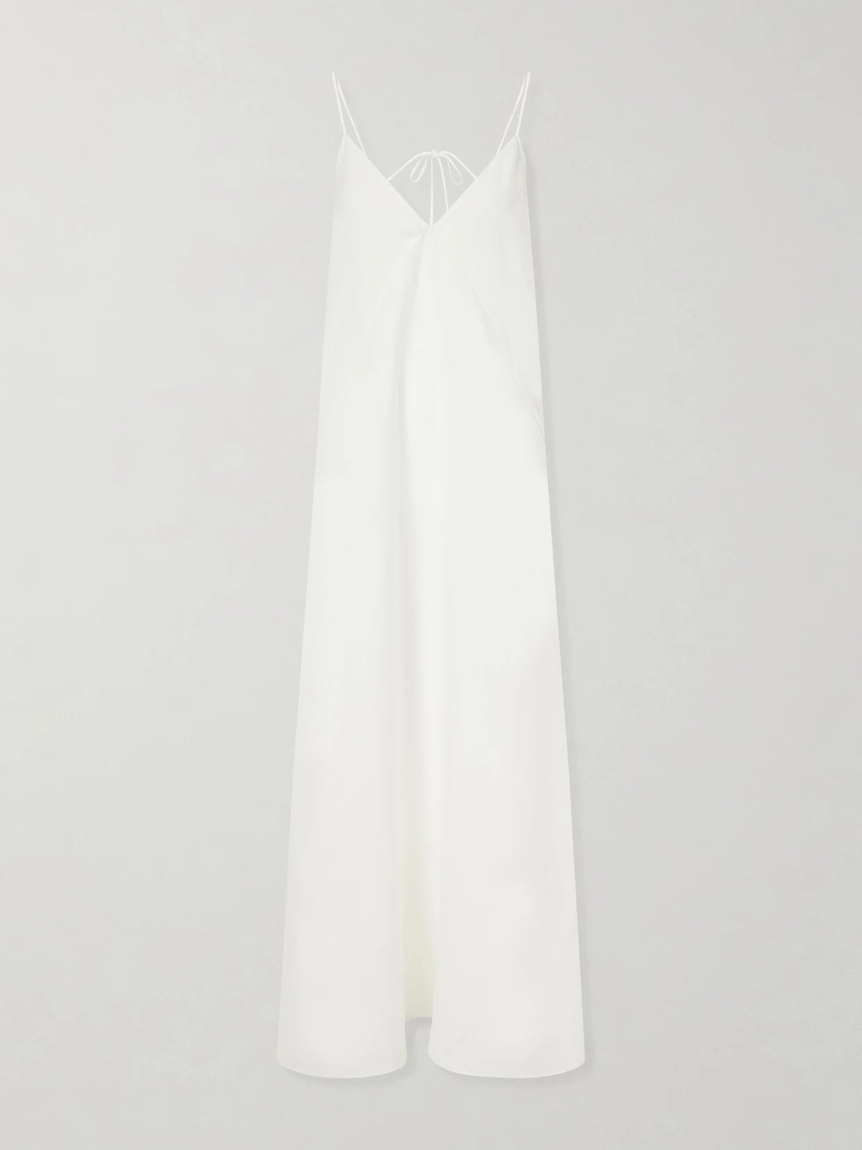 Image of Dresses. Product name - Linen-canvas Maxi Dress in White colour by brand - Another Tomorrow