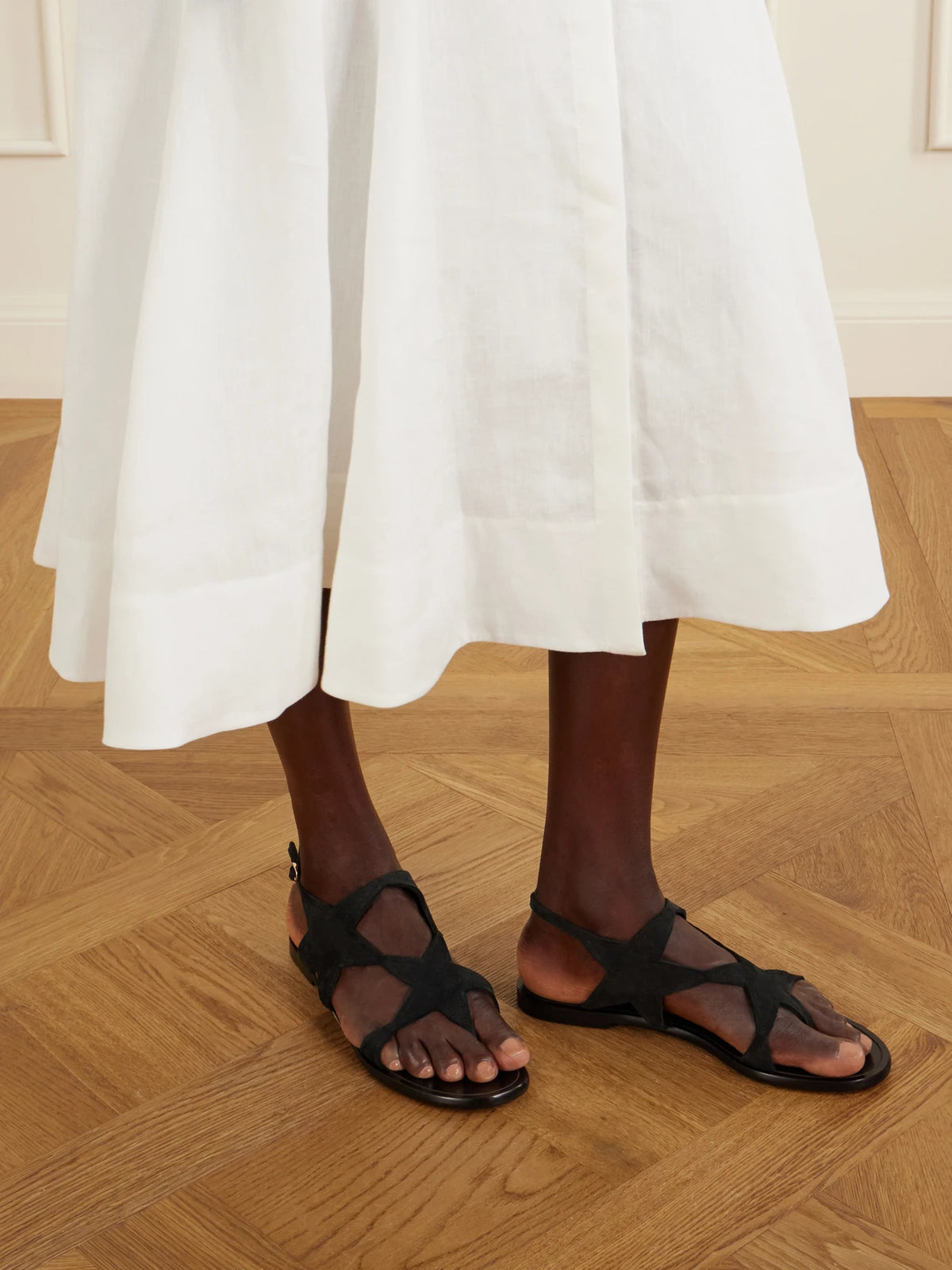 Star Suede Sandals