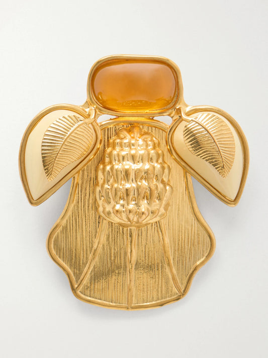 Sonia Petroff Bee Gold-plated Brooch