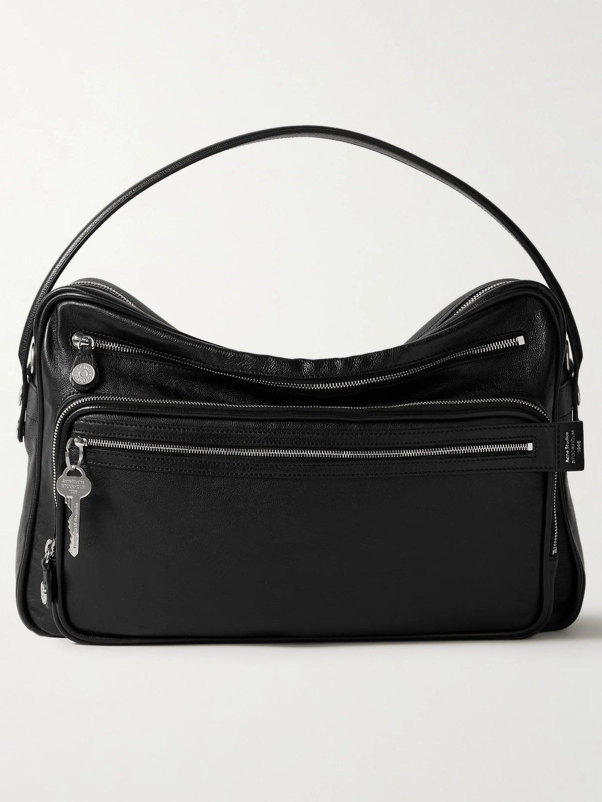 Camero Camera Medium Embellished Textured-leather Tote