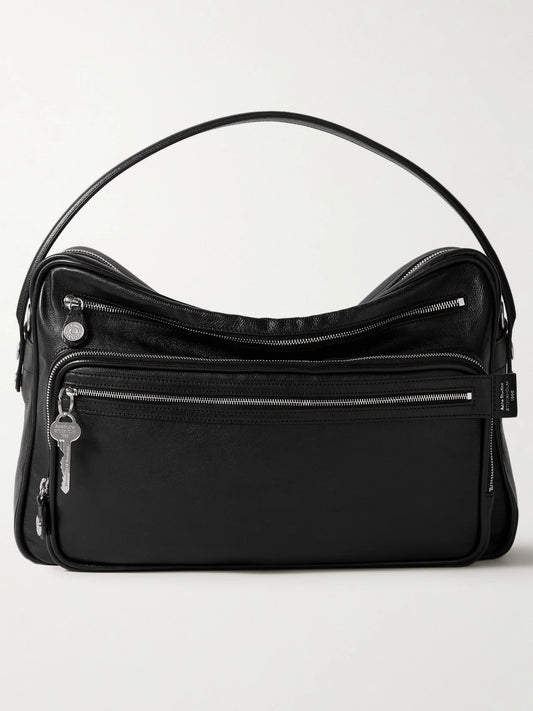 Camero Camera Medium Embellished Textured-leather Tote