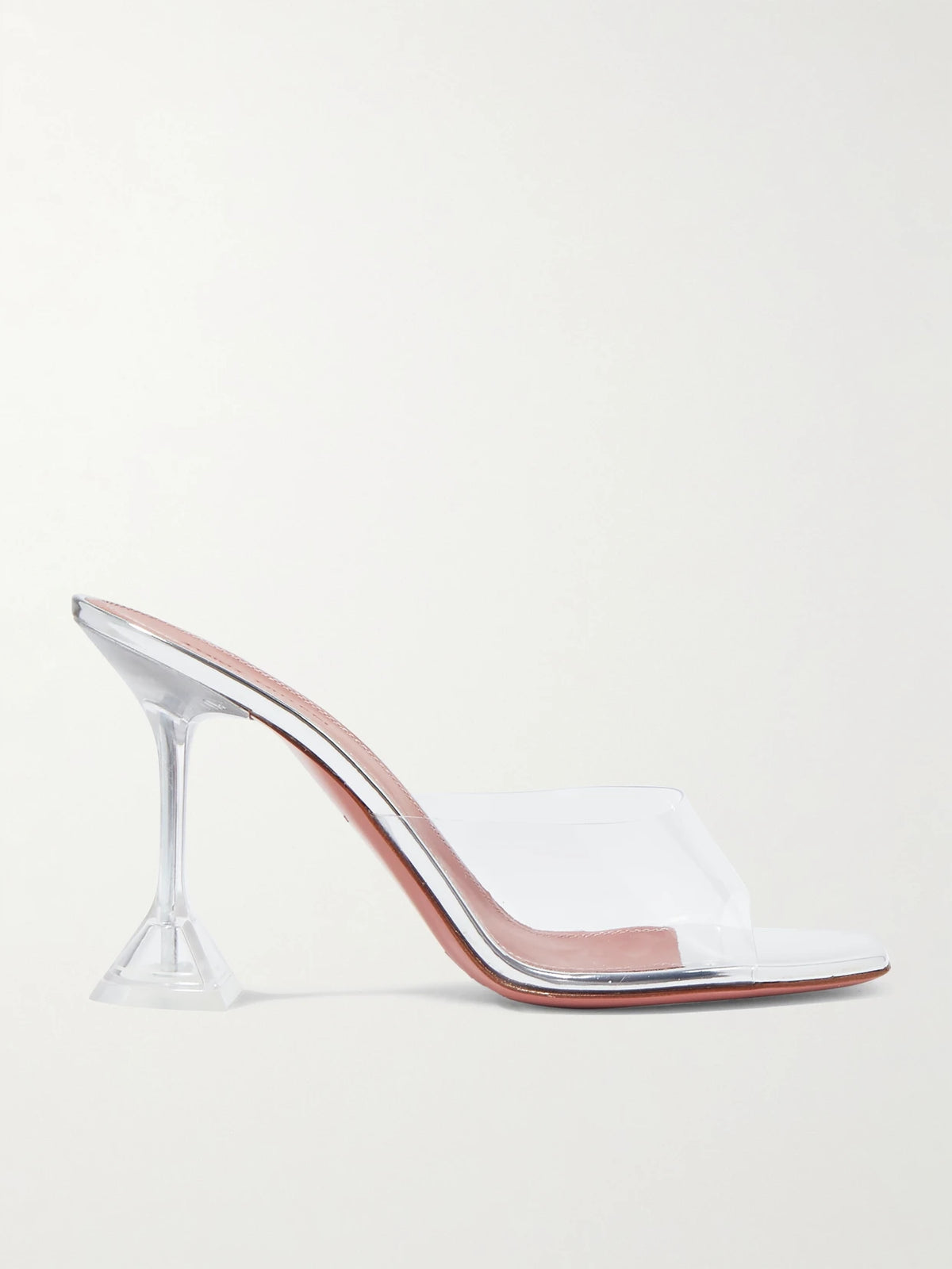 Lupita Pvc And Leather Mules