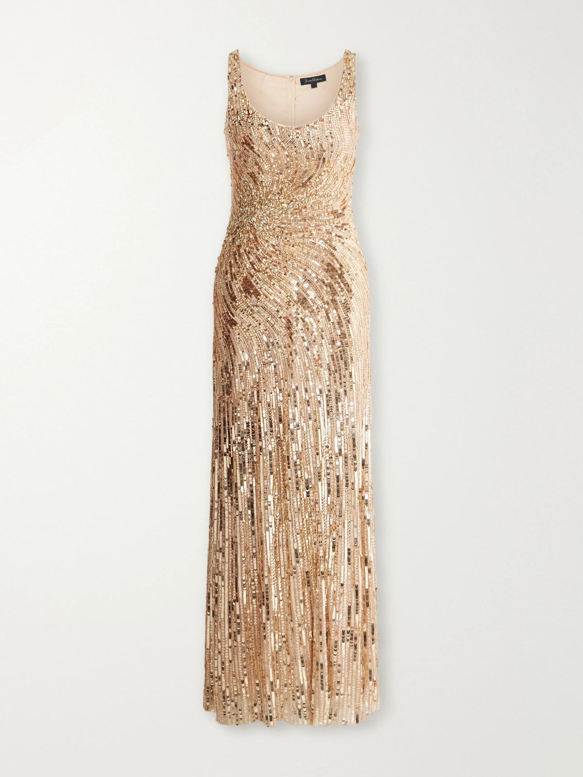 Jenny Packham Solaris Sequin And Crystal-embellished Tulle Gown