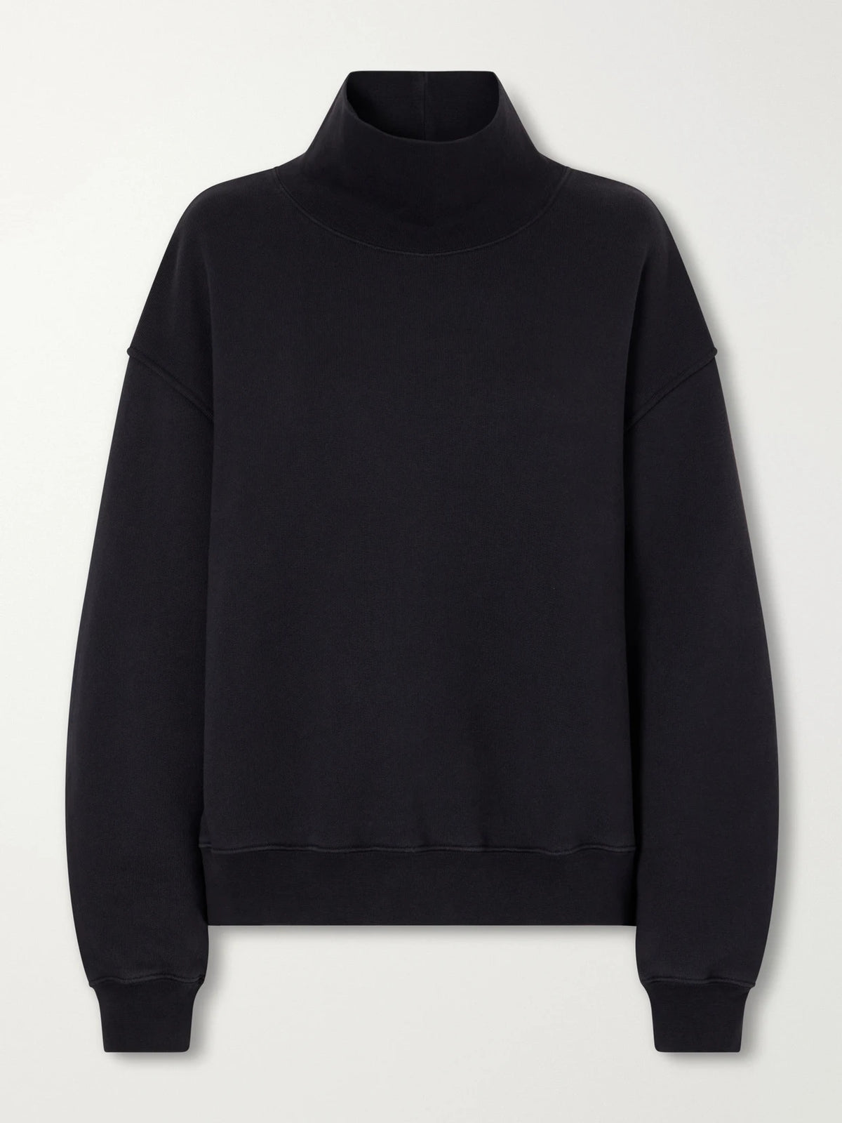 AGOLDE Jenning Cotton-fleece Turtleneck Sweatshirt