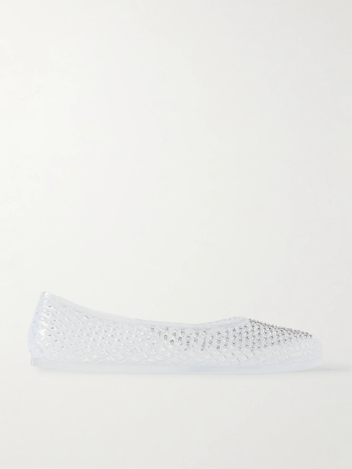 Iro Crystal-embellished Pvc Ballet Flats