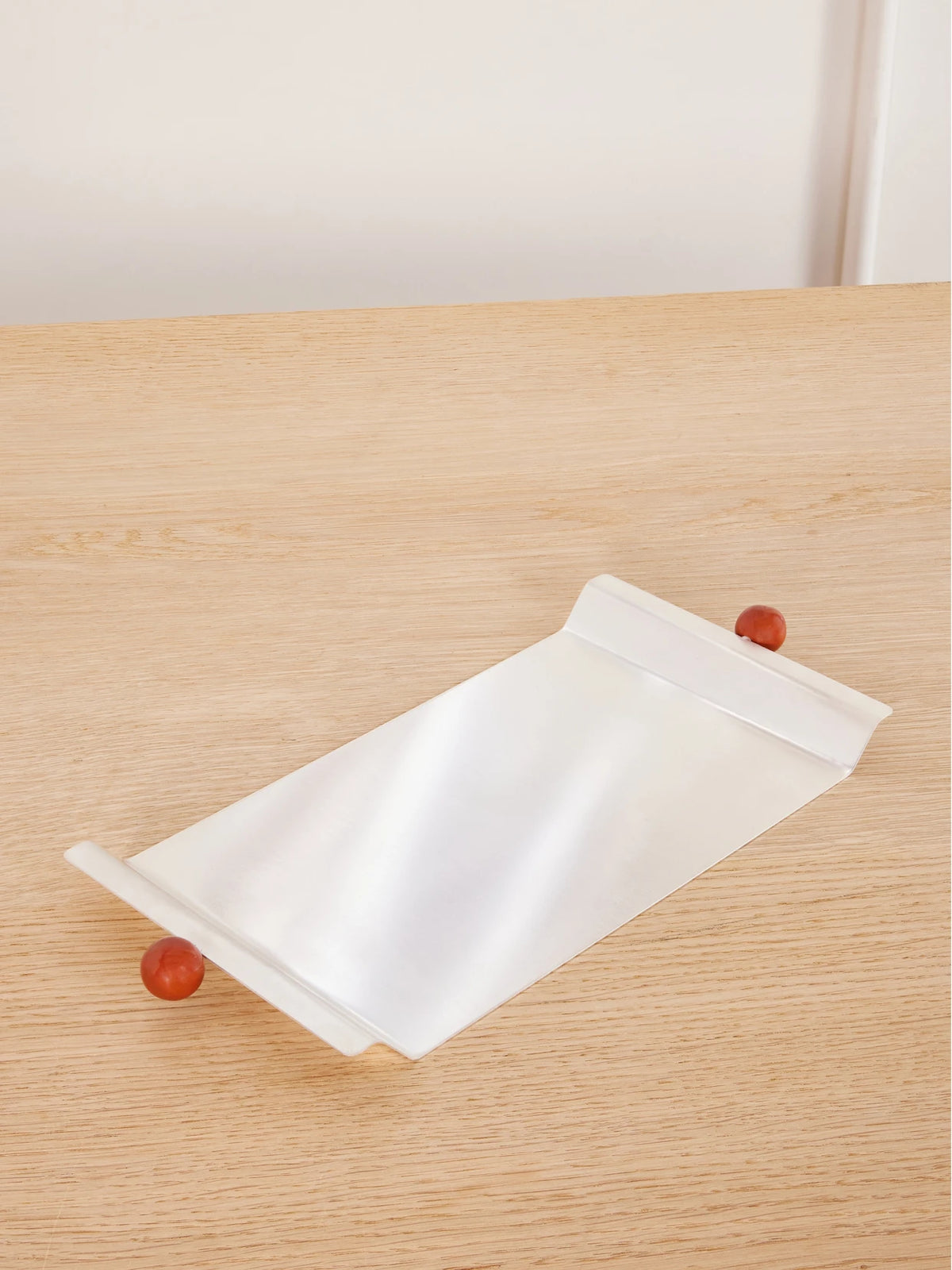 Natalia Criado Small Silver-plated And Stone Tray
