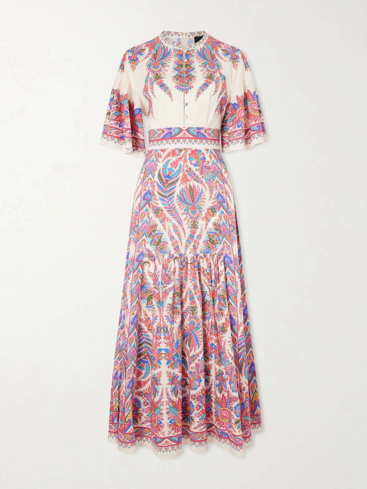 Printed Cotton-poplin Maxi Dress